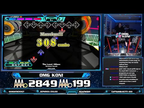 OMG KON! | The Least 100sec (D-EXPERT) PFC AAA 999,530 [DDR A20 PLUS]