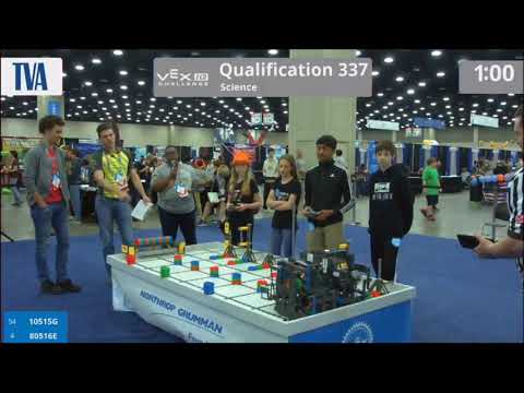 Team 80516E 2018 Worlds Qualification Match 337 – Beth & Hannah