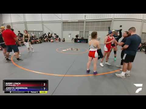 117 Lbs Placement Matches (16 Team) - Avery Lynch, Michigan Red Vs Jordyn Anderson, Virginia Blue