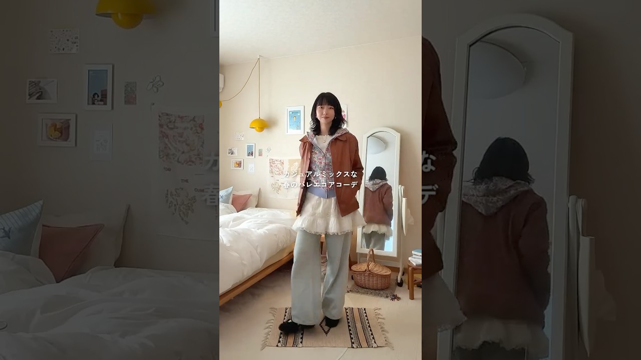 このジャンルは何て言うんだろう？😌 #grwm #古着