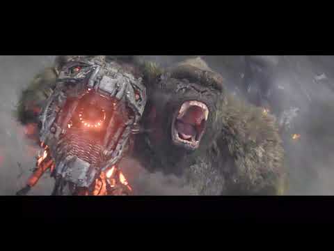 Godzilla vs Kong (2021) - Kong & Godzilla vs MechaGodzilla (No music, no humans)