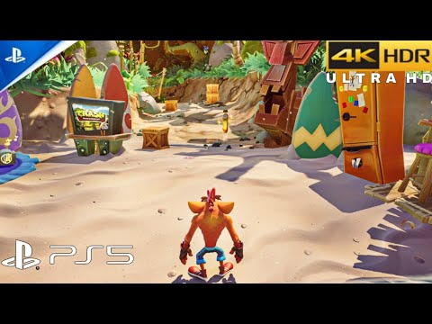 (PS5) Crash Bandicoot 4: It's About Time | ULTRA High Graphics Gameplay [4K UHD 60FPS HDR]