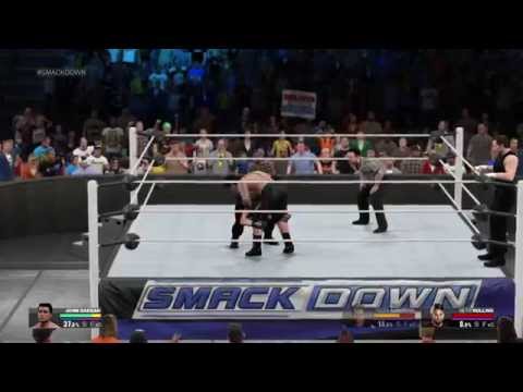 WWE 2K15 PS4 My Career - Handicap Match vs. The Shield - S03E05
