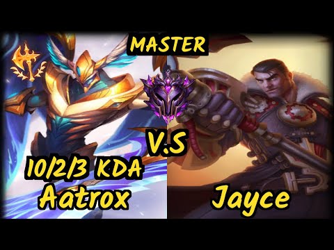 BioPanther (AATROX) vs JAYCE - 10/2/3 KDA TOP GAMEPLAY - OC Ranked MASTER