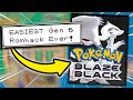This is the EASIEST Gen 5 Romhack Ever! (Pokémon Blaze Black by Drayano)