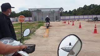 Bike Licence Test on Koh Samui