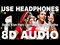 Sajde Kiye Hain Lakhon 8D Audio Khatta Meetha KK Sunidhi Chauhan Akshay Kumar Trisha K
