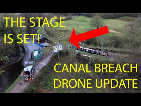 Whitchurch Canal Breach Update, Drone Footage With Commentary (12th January)