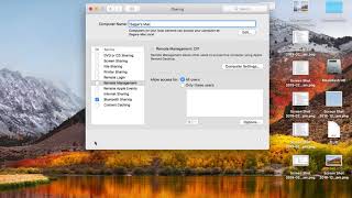 How to change computer name or host name in mac