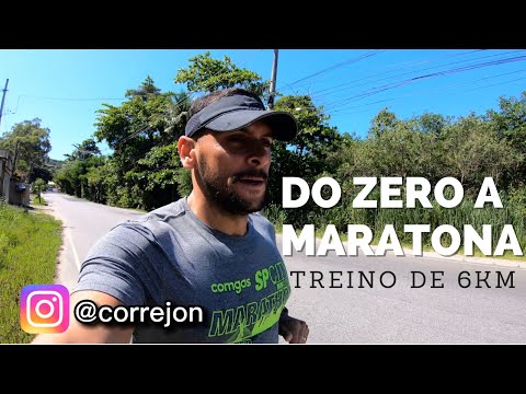 🔴 DO ZERO A MARATONA | Treino de 6km, domingo de sol ☀️#EP.3