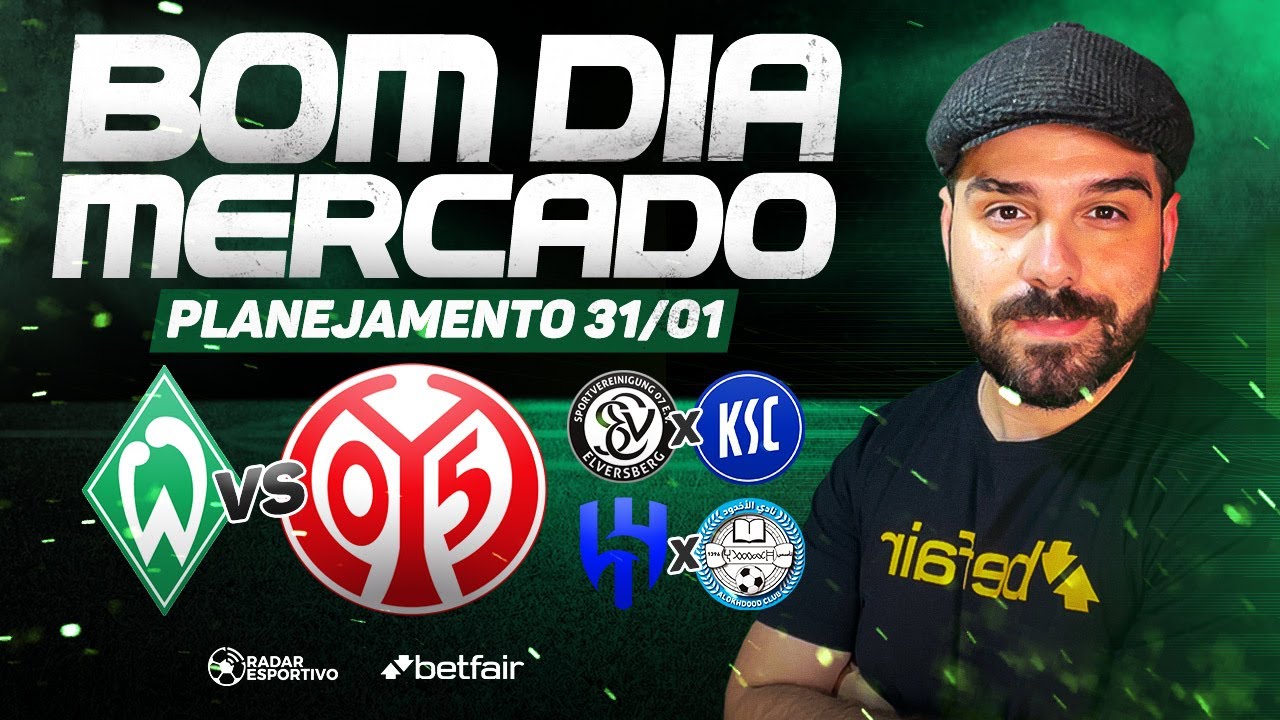 Planejamento para Trader Esportivo - Dia 31/01/25