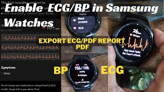 How to Unlock BP and ECG in Samsung Watches in India, Full Tutorial video in Hindi