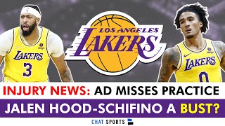 Lakers Injury News: Anthony Davis MISSES Practice, Status Uncertain + Is Jalen Hood-Schifino A BUST?