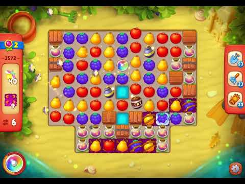 GardenScapes Level 3572 no boosters (13 moves)