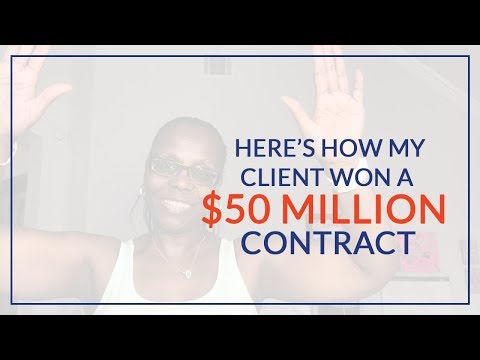 How My  Client Won First Government Contract