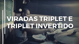 Aula de Bateria: Viradas Triplet Invertido