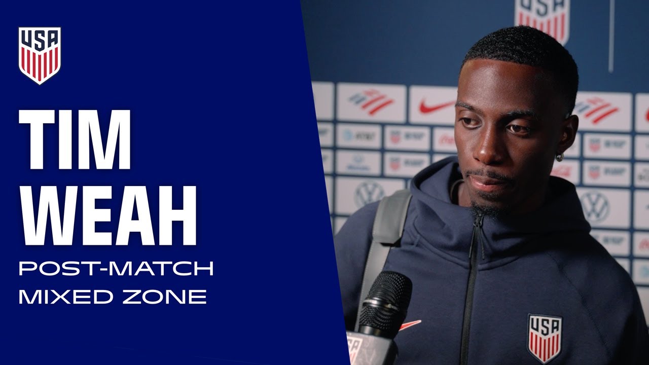 Tim Weah Post-Match Mixed Zone | USMNT vs. Ecuador |10.10.2025