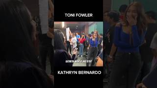Toni Fowler meets Kathryn Bernardo #kathrynbernardo #tonifowler