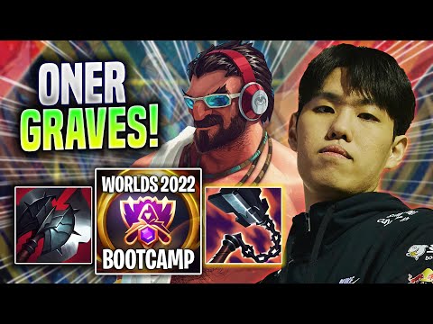 ONER IS A GOD WITH GRAVES! - T1 Oner Plays Graves JUNGLE vs Hecarim! | Bootcamp 2022