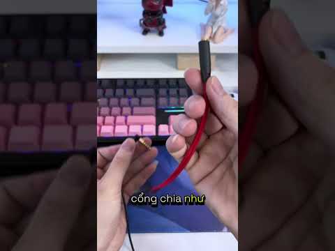 Hướng dẫn kết nối có mic bằng tai nghe x6 cho pc