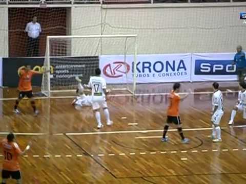 Gols ✰ Joinville 4 Vs 3 Carlos Barbosa ✰ Liga Futsal  2013