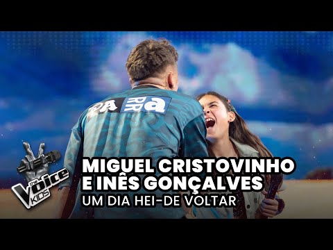 Miguel Cristovinho e Inês Gonçalves - "Um Dia Hei-de Voltar" | Prova Cega | The Voice Kids Portugal