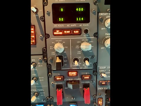 🎬  BOEING B737 NG ATA 24 Standby Power System test. ✈️