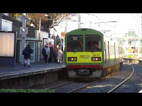 Dart train number 8612 - Dun Laoghaire Station, Dublin
