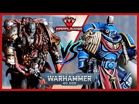 Warhammer 40k 9th Edition Battle Report: Iron Warriors vs Ultramarines. 1000pts