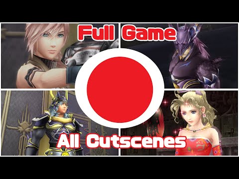 Full Game All Cutscenes(+Boss Fights) 4K | Final Fantasy Dissidia 012 Duodecim(Japanese w/Eng Subs)