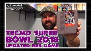 Tecmo Super Bowl 2018 Updated NES Game