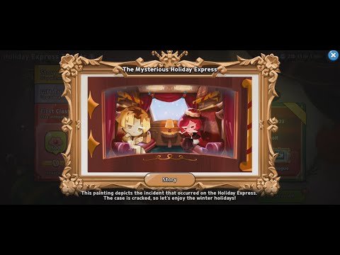 Holiday Express: Complete Story & Evidence Puzzle (Chapter 1~5) + Epilogue - Cookie Run Kingdom