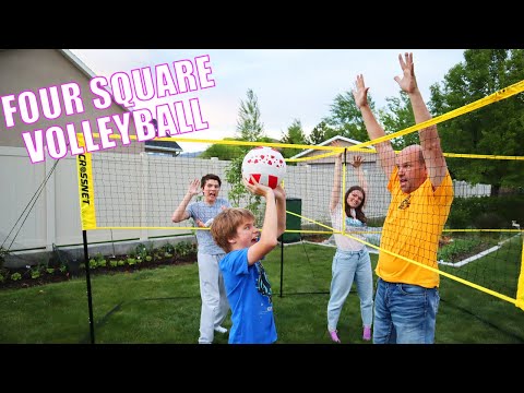 Four Square Volleyball! Battle For Prizes And Punishments!