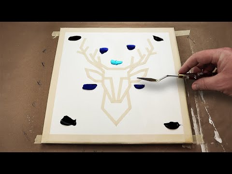 Masking Tape Painting / Galaxy Painting / Daily Challenge / 116