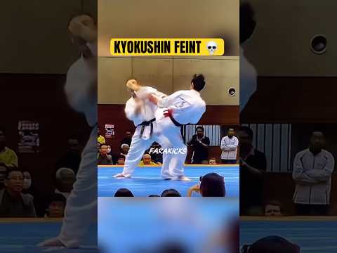Kyokushin feint 💀🥋 #karate #martialarts #mma #fighter #training