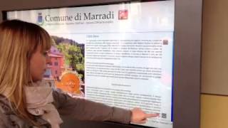 preview picture of video 'Evolutha: Bacheca Touchscreen 55 Outdoor - Comune di Marradi (FI)'