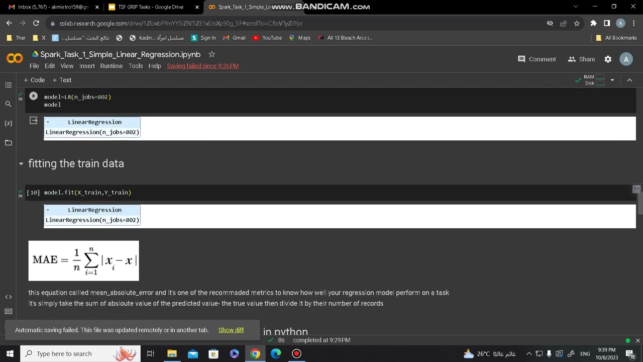 SPARK TASK_1: Simple Linear Regression