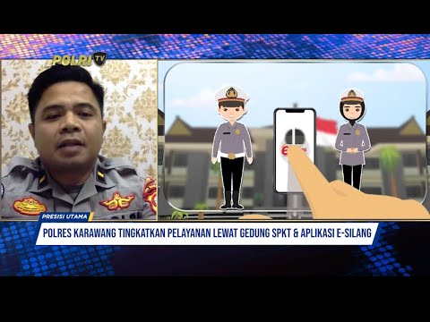 DIALOG POLRES KARAWANG TINGKATKAN PELAYANAN LEWAT GEDUNG SPKT &amp; APLIKASI E SILANG