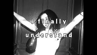 Cover art for i finally understand