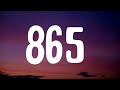 Morgan Wallen - 865 (Lyrics)