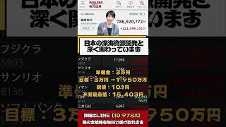 #株式 #株式投資 #日本株 #投資初心者 #株初心者 #資産運用 #お金の勉強 #NISA #新NISA #少額投資 #長期投資 #副収入