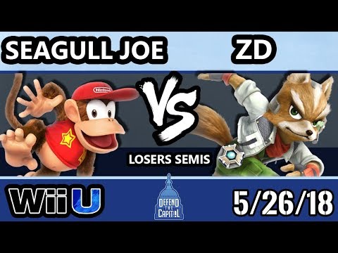 DTC 1 Smash 4 - Seagull Joe (Diddy Kong) Vs. ZD (Fox) - Wii U Losers Semis