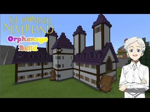 Minecraft Tutorial!: The Promised Neverland Orphanage Build! / TPNL ** Anime Builds** 4K