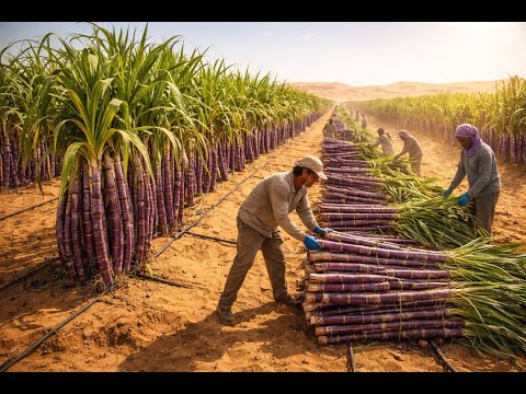 They Turned Desert Sand Into a Sugarcane Plantation — The Final Harvest Will Leave You Amazed!
