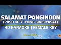Salamat Panginoon (Puso Ko'y Iyong Sinisiyasat) | KARAOKE - Female Key