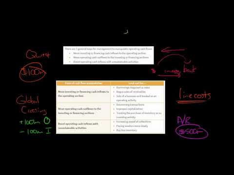 How Companies Manipulate Cash Flow