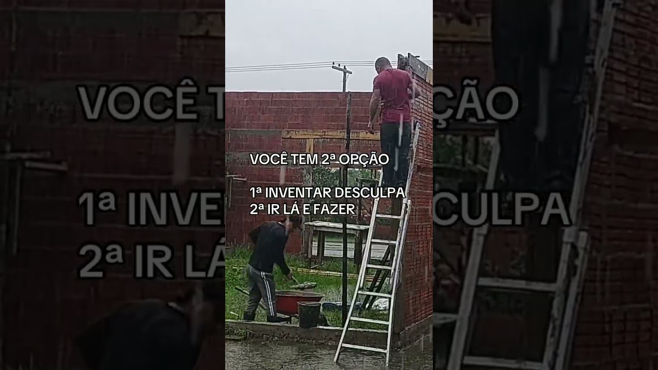 VOCÊ TEM 2ª OPÇÃO. #construção #construir #reforma #motivação