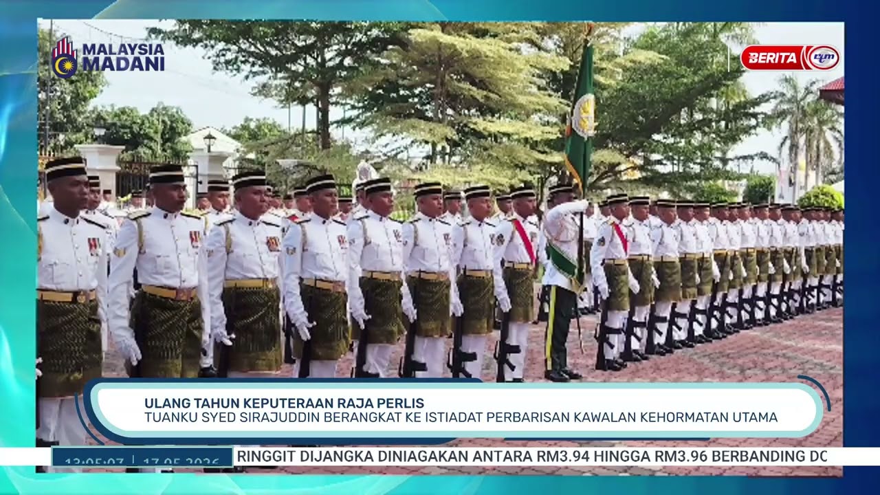 17.5-BTH-ULANG TAHUN KEPUTERAAN RAJA PERLIS: TUANKU SYED SIRAJUDDIN BERANGKAT KE ISTIADAT PERBARISAN