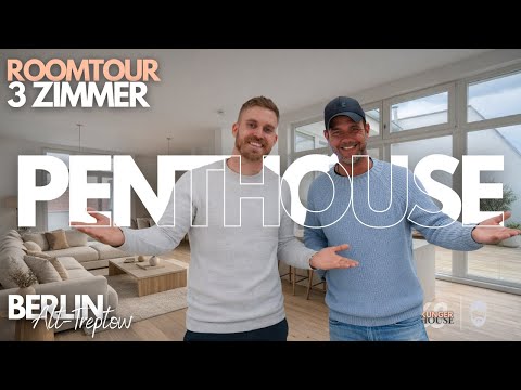 136 m² penthouse in Alt-Treptow: terrace, loggia, balcony – what a package! | Room tour