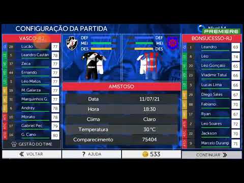 Vasco x  Bonsucesso rj